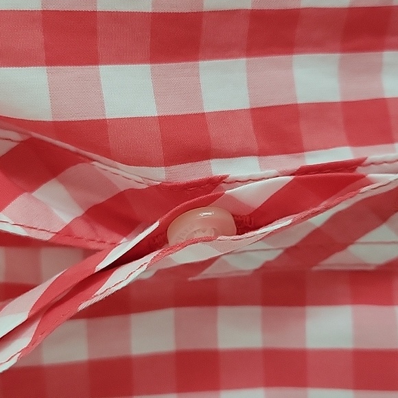 Vineyard Vines Gingham Button Down Relaxed Fit Size 4 - Picture 6 of 12